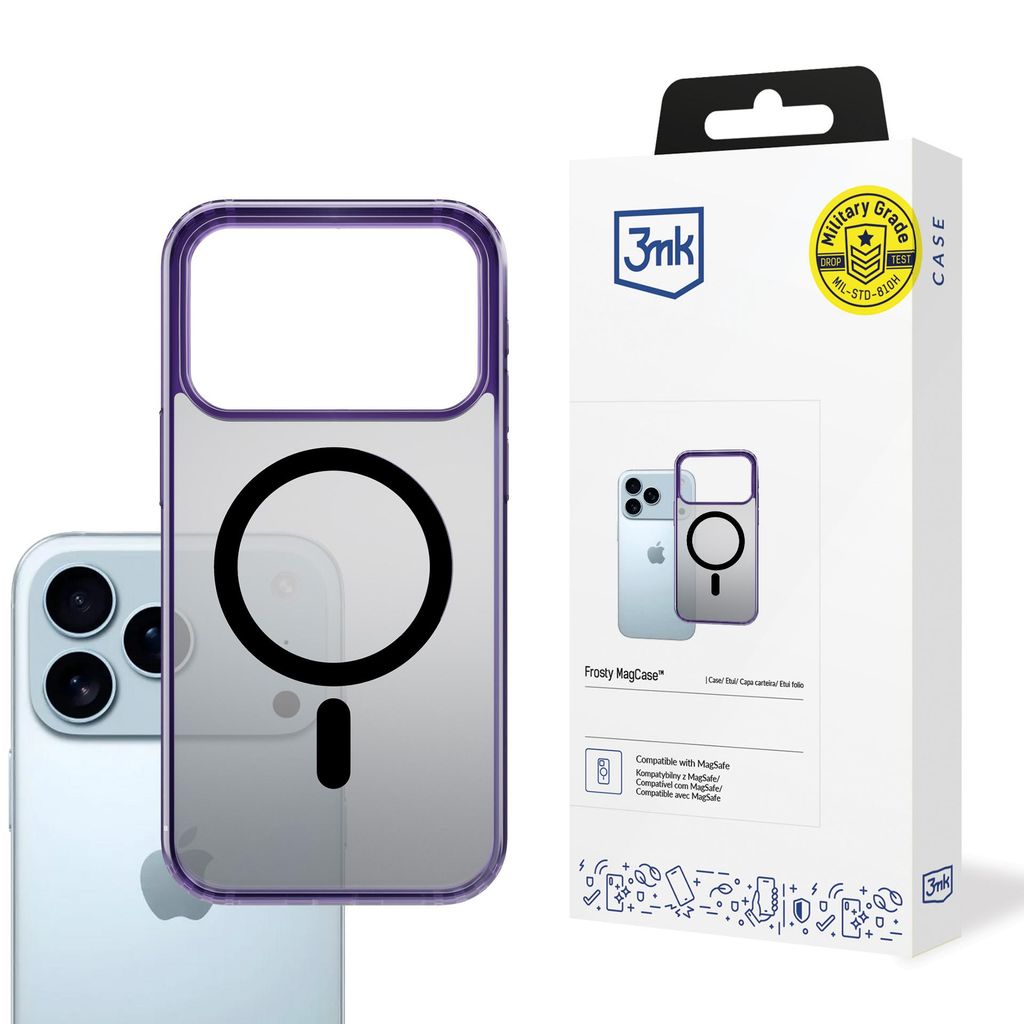 3mk Frosty MagSafe Cover till iPhone 17 Pro Max - Lilla