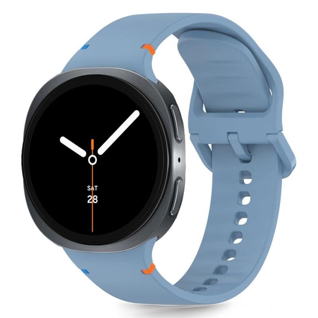 Tech-Protect Silicone Kockarmband till Samsung Galaxy Watch 40/44/46 mm - Blå