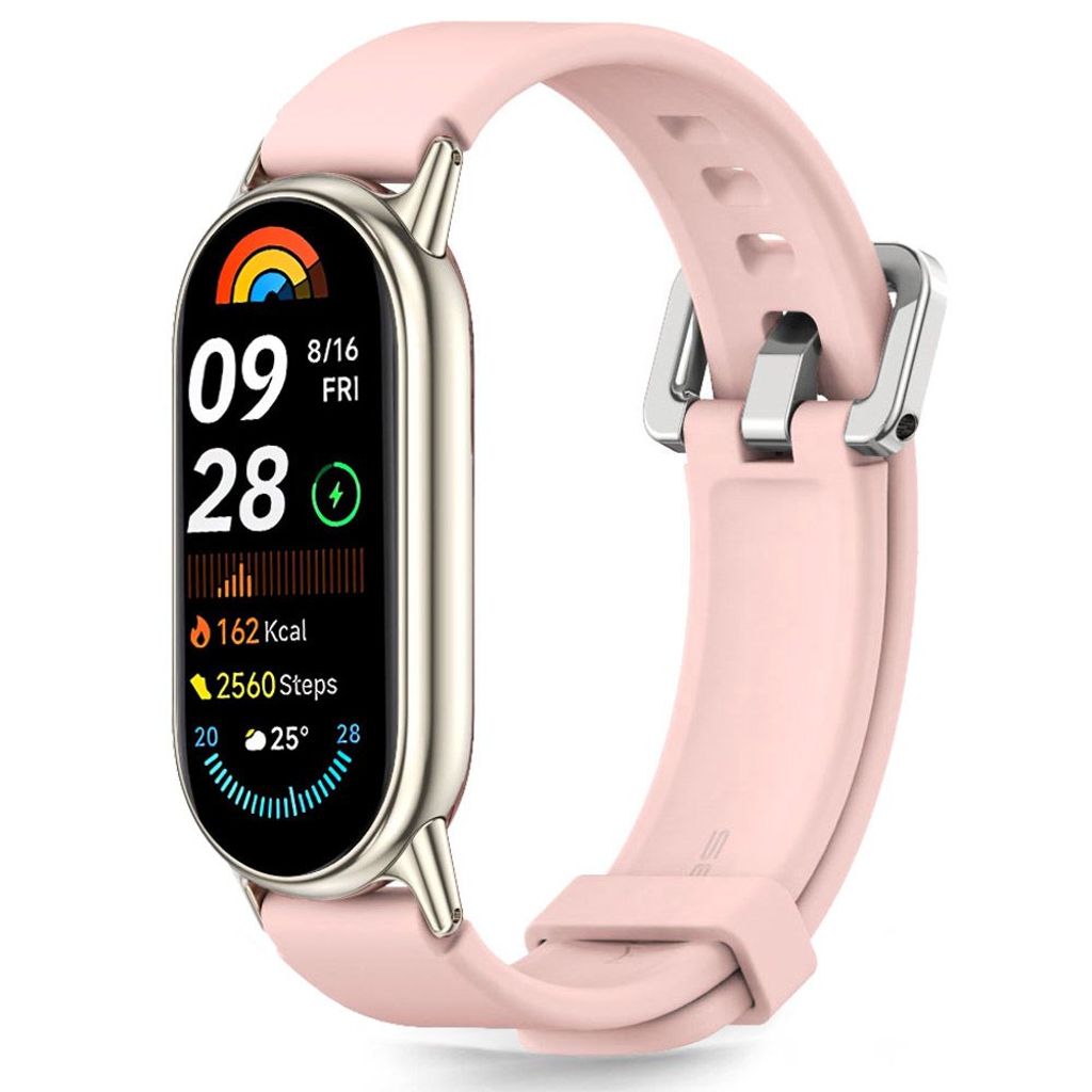 Tech-Protect IconBand Classic Kockarmband Xiaomi Smart Band 8/9/10/NFC - Rosa