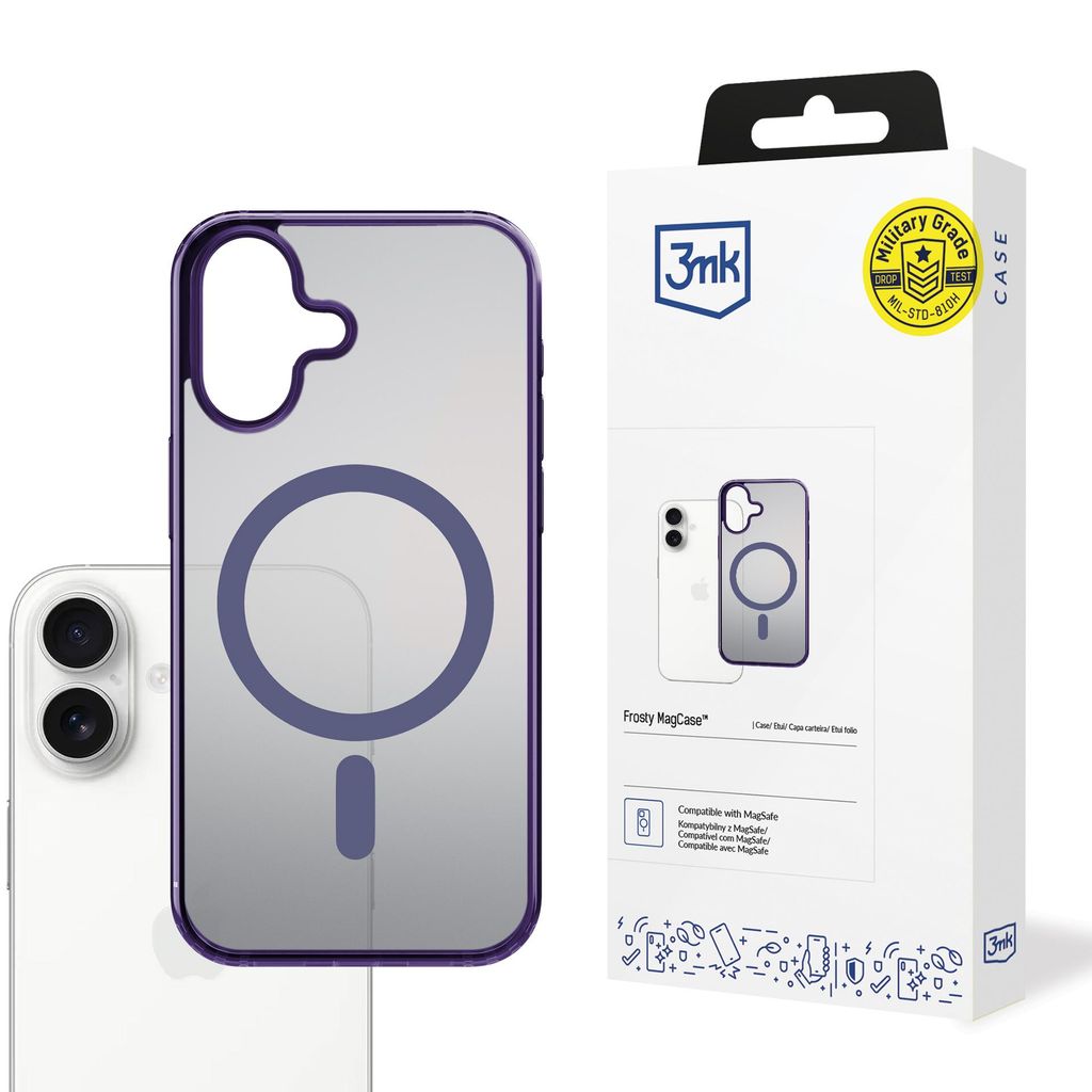3mk Frosty MagSafe Cover till iPhone 17 - Lilla