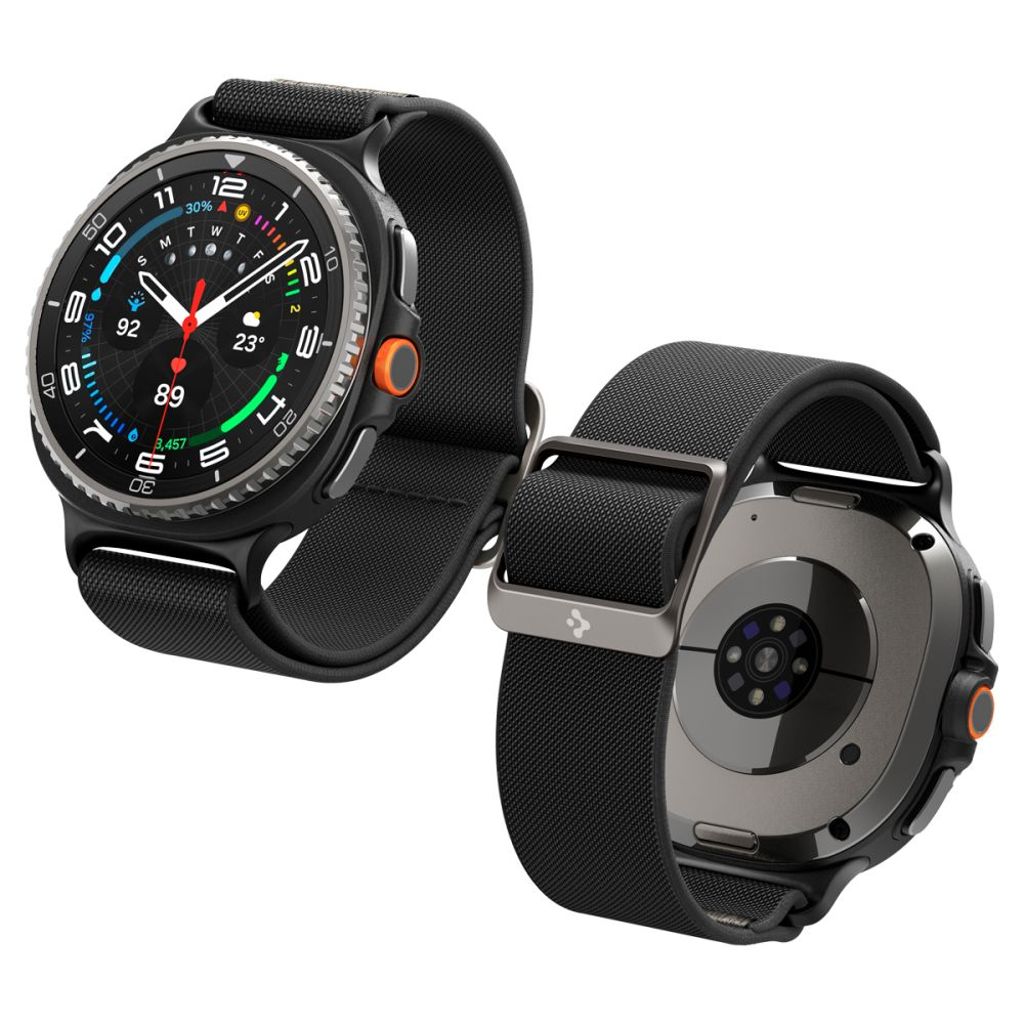 Spigen Fit Lite Urrem til Samsung Galaxy Watch 40/44/46 mm - Sort