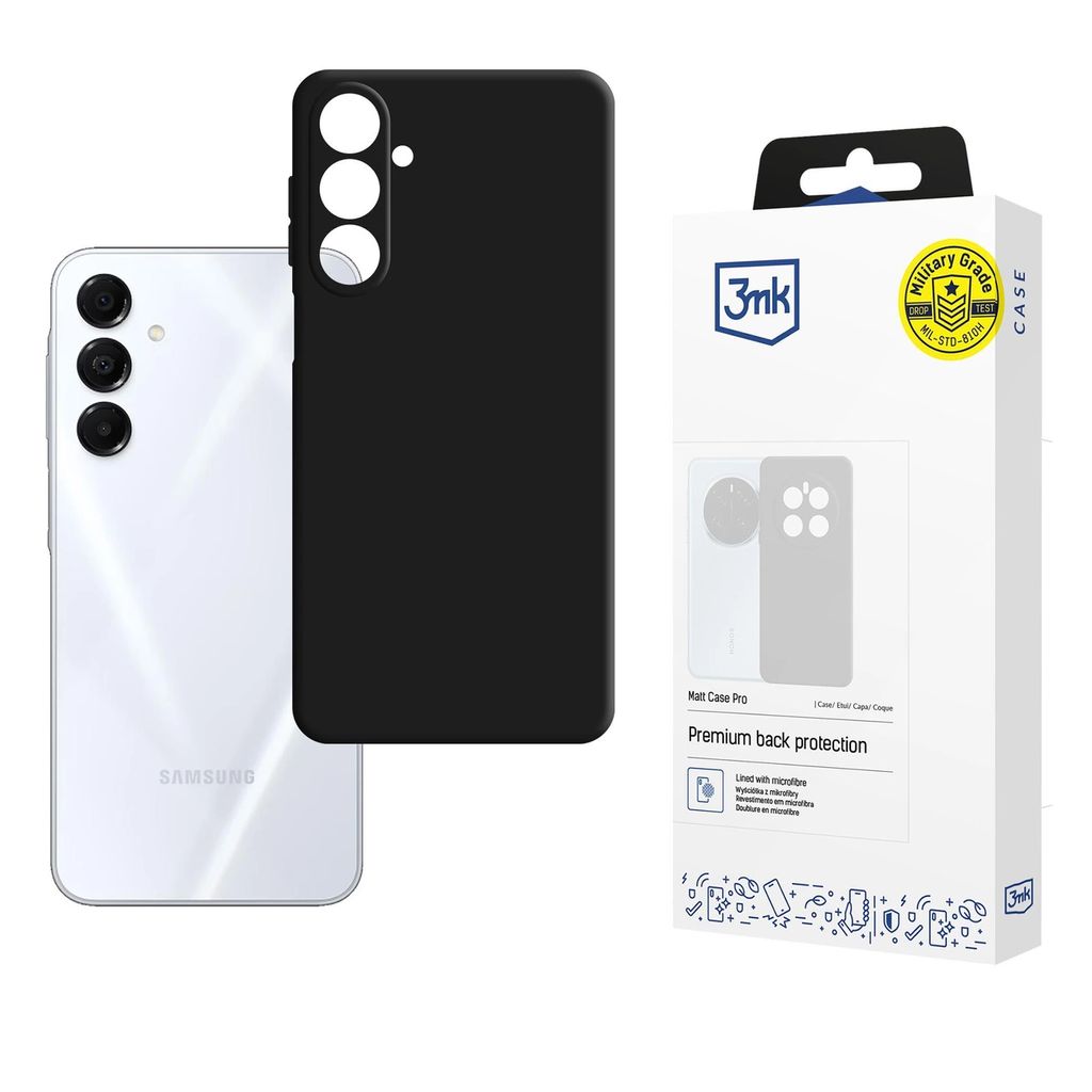 3mk Matte Pro Kuori  Samsung Galaxy A17 5G - Matte Black