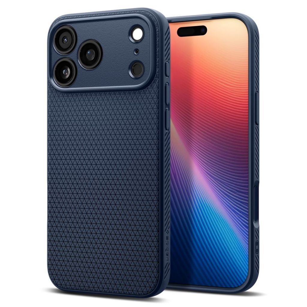 Spigen Liquid Air Kuori till iPhone 17 Pro Max - Sininen