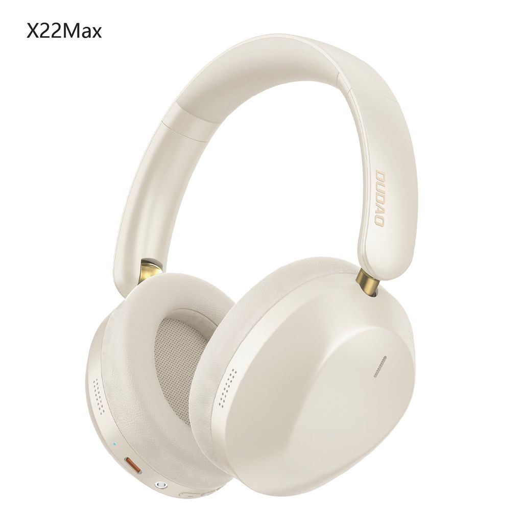 Dudao X22 Max trådløse on-ear høretelefoner med ANC - beige