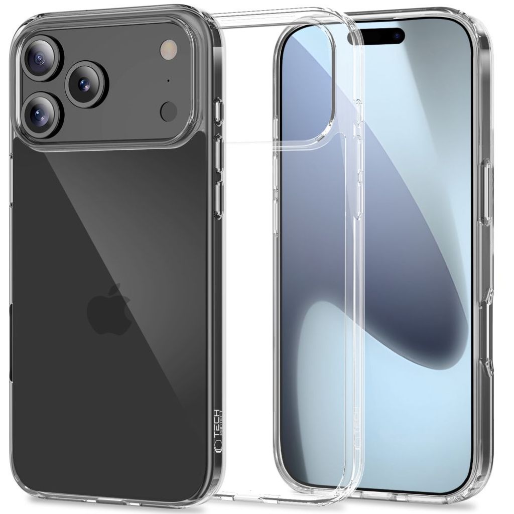 Tech-Protect FlexAir Hybrid Deksel till iPhone 17 Pro Max - Gjennomsiktig