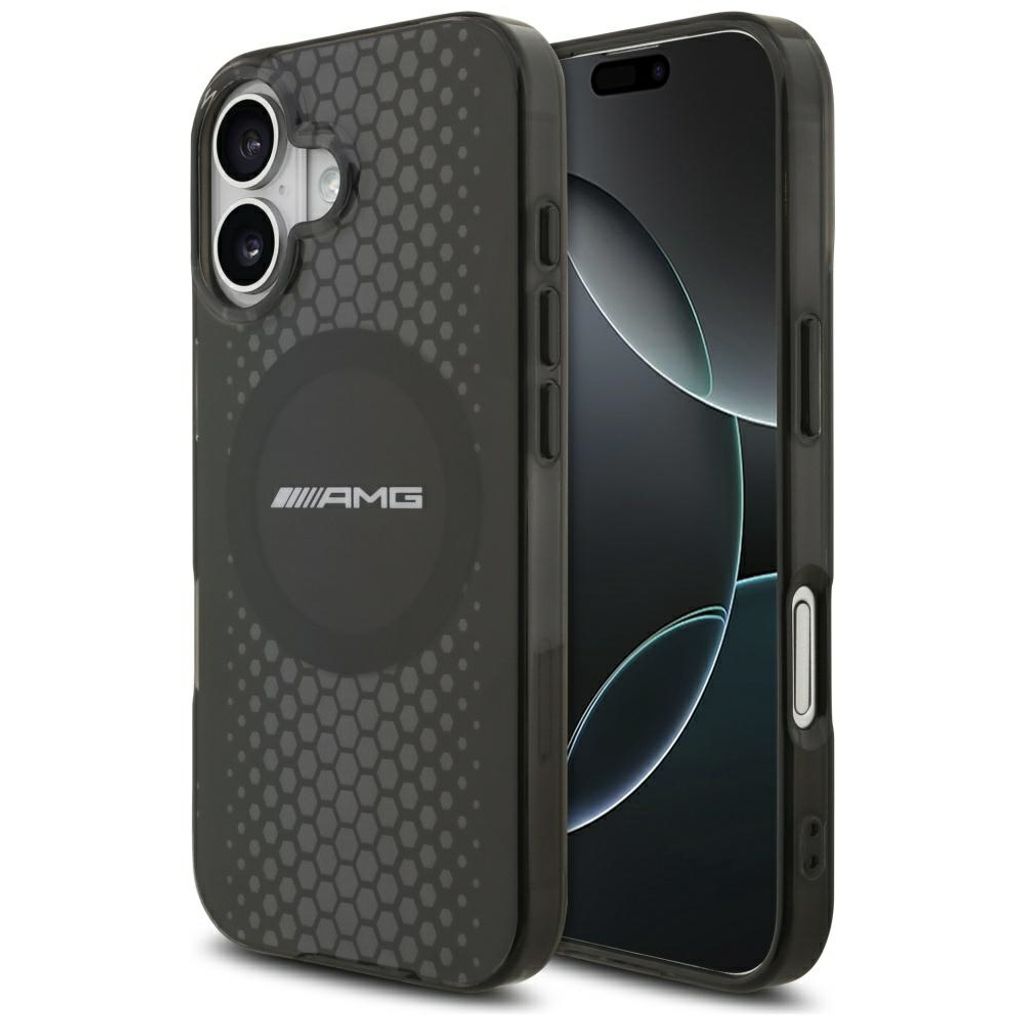 Mercedes AMG Double Layer Graphics MagSafe -kuori till iPhone 17 - Musta