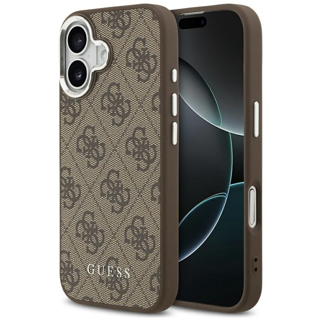 Guess 4G Classic Logo MagSafe -kuori till iPhone 17 - Ruskea