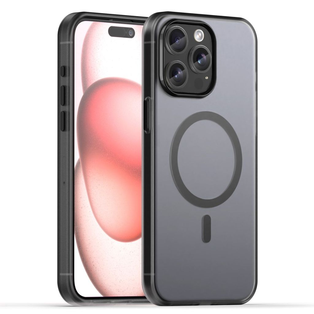 iPhone 15 Pro Max MagSafe Kuori - Musta