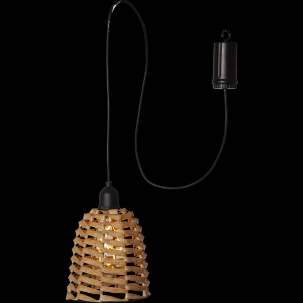 Star Trading LED-lampa utomhusdekoration Twine – brun