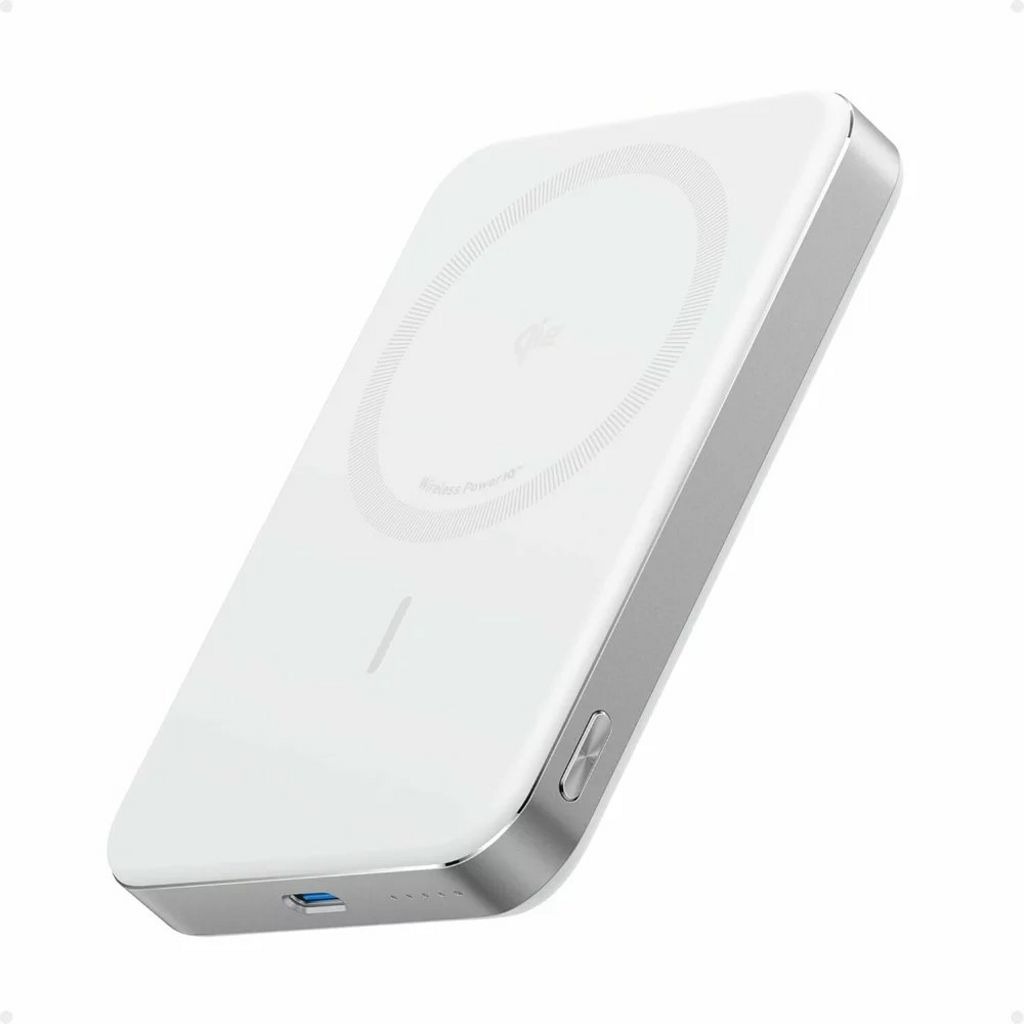 Anker MagGo Slim 10000 mAh Magnetisk Powerbank - 30W, Hvid