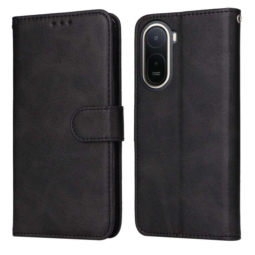 Xiaomi Poco C85x 5G/Redmi A7 Pro Plånboksfodral - Svart