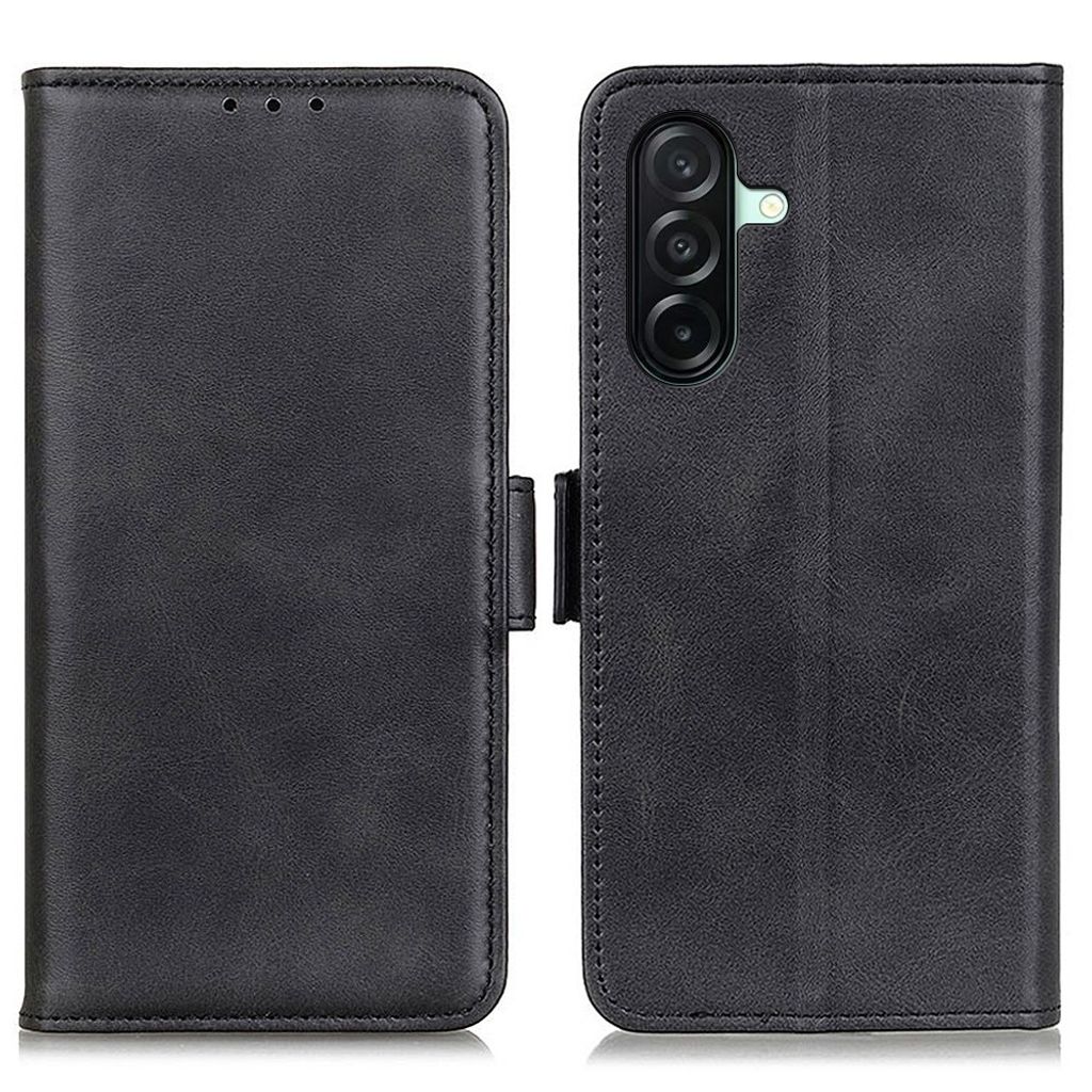 Samsung Galaxy A27 5G Lompakkokotelo PU-nahka Jalusta - Musta