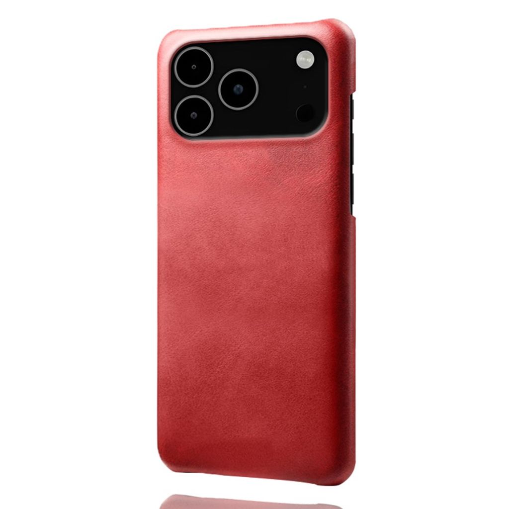 iPhone 18 Pro Max/17 Pro Max Kuori PU-nahkaa - Punainen