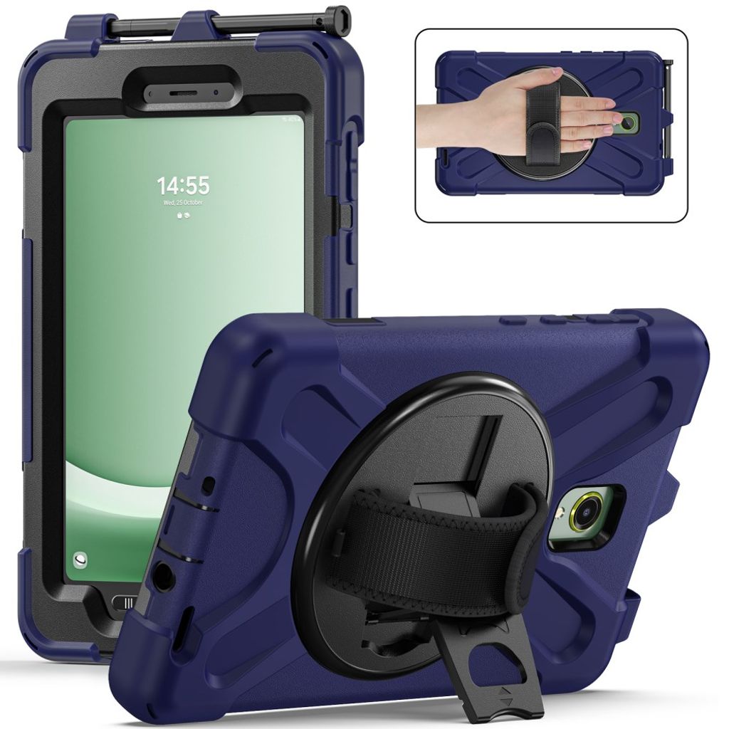 Samsung Galaxy Tab Active5/Active 3 Case Kickstand - Navy Blue