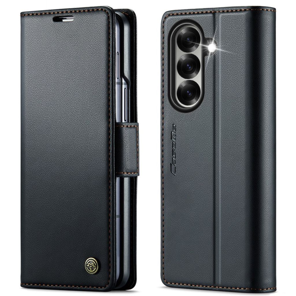 CASEME Samsung Galaxy Z Fold8 Ultra Flip Cover med RFID blokering - Sort