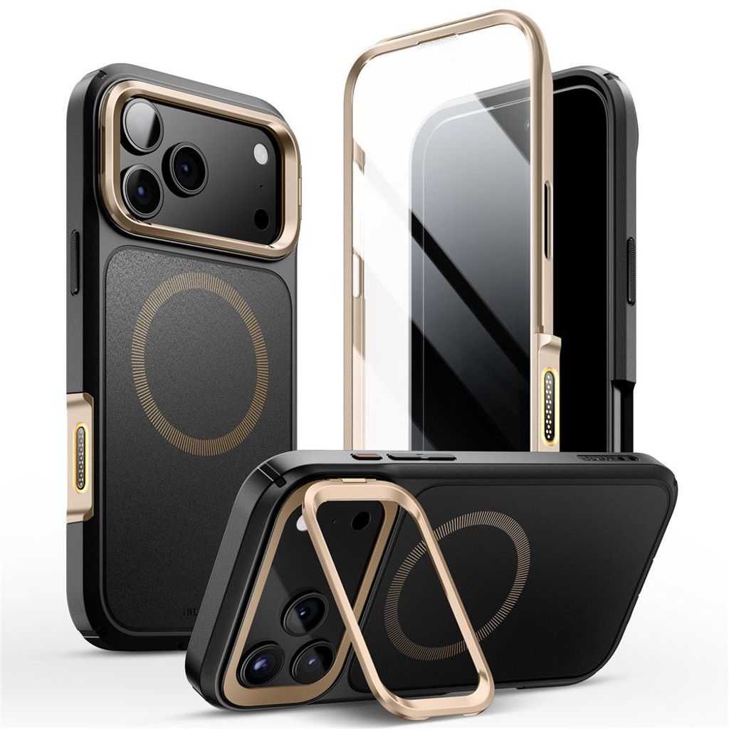 Supcase IBLSN Ares Flip MagSafe Skal till iPhone 17 Pro Max - Guld