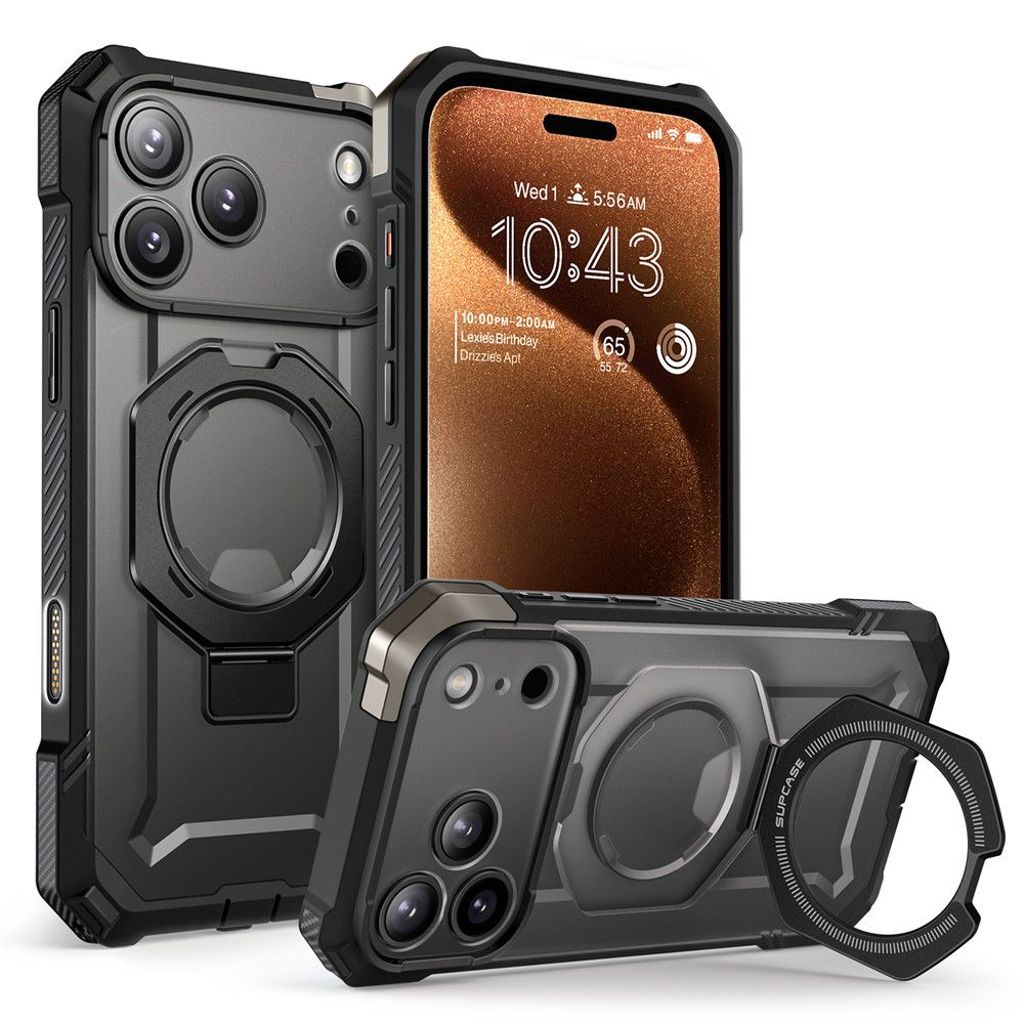 Supcase UB Grip MagSafe Skal till iPhone 17 Pro Max - Svart