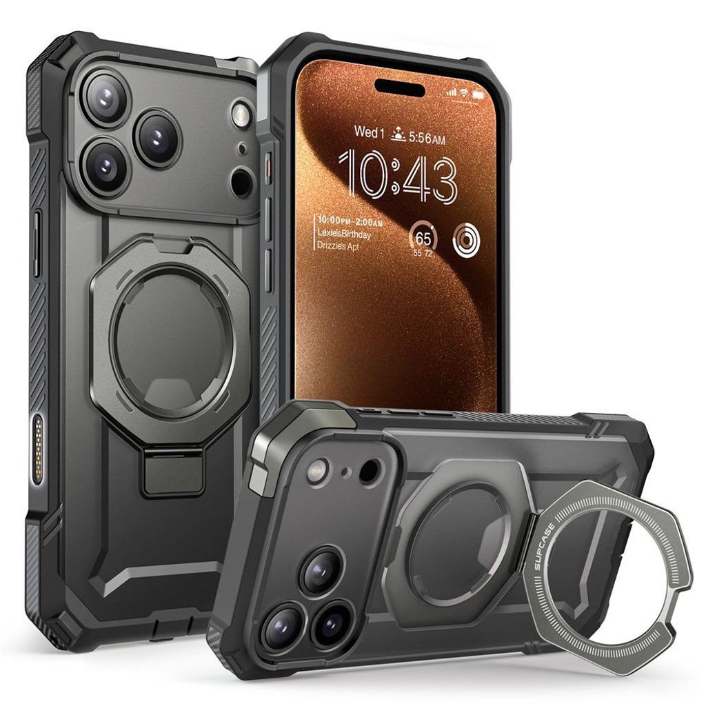 Supcase UB Grip MagSafe Skal till iPhone 17 Pro Max - Grå