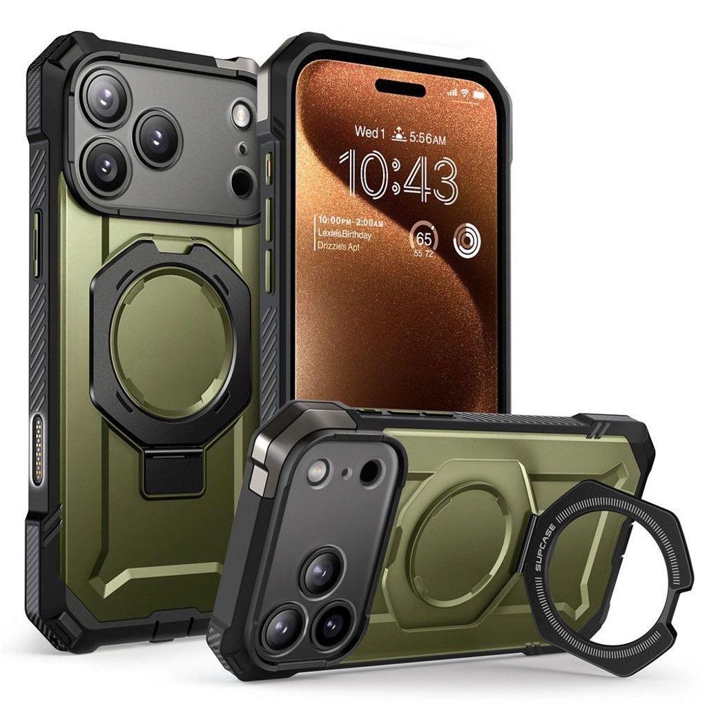 Supcase UB Grip MagSafe Skal till iPhone 17 Pro Max - Grön