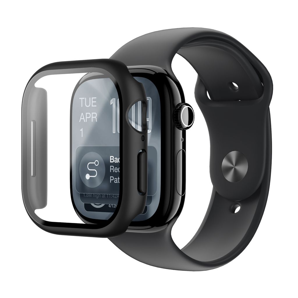 AmazingThing Radix kuori Apple Watch 46mm - Musta