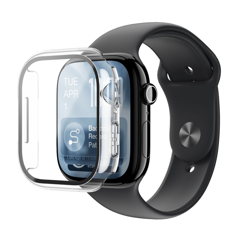 AmazingThing Radix kuori Apple Watch 42mm - Läpinäkyvä
