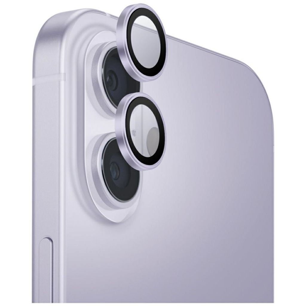 UNIQ Optix Aluminum Linsebeskyttelse till iPhone 17 - Lilla