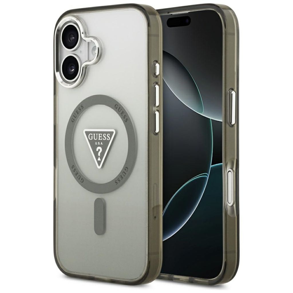 Guess IML Gradient Triangle Logo MagSafe -kuori till iPhone 17 - Oliivinvihreä