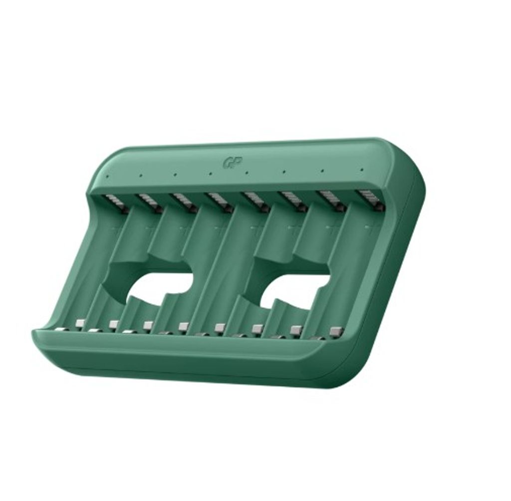 GP ReCyko USB-Ladegerät mit 8 Ladekanälen (AA/AAA)