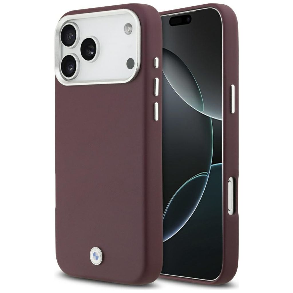 BMW Sign Full Wrapped Metal MagSafe -kuori till iPhone 17 Pro Max - Punainen