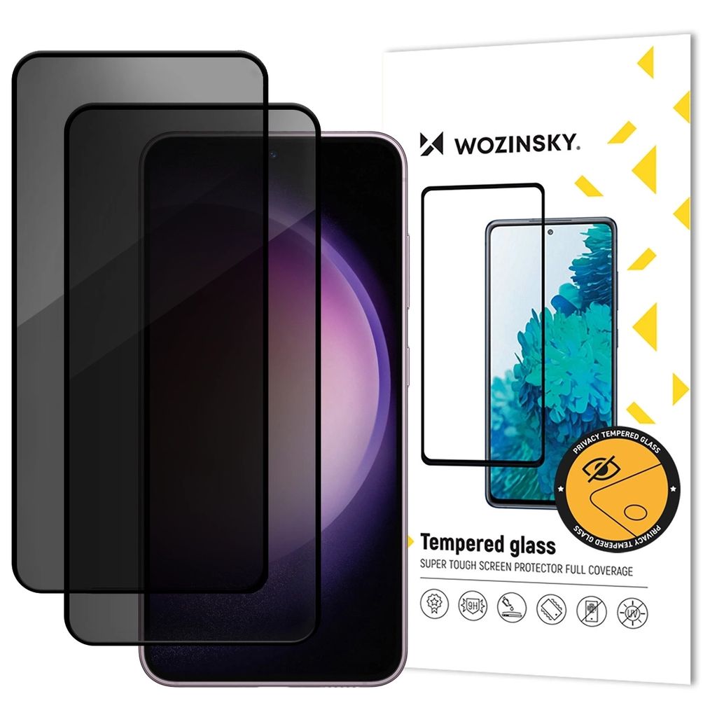Wozinsky Samsung Galaxy S26 Privacy Skärmskydd 2-pack