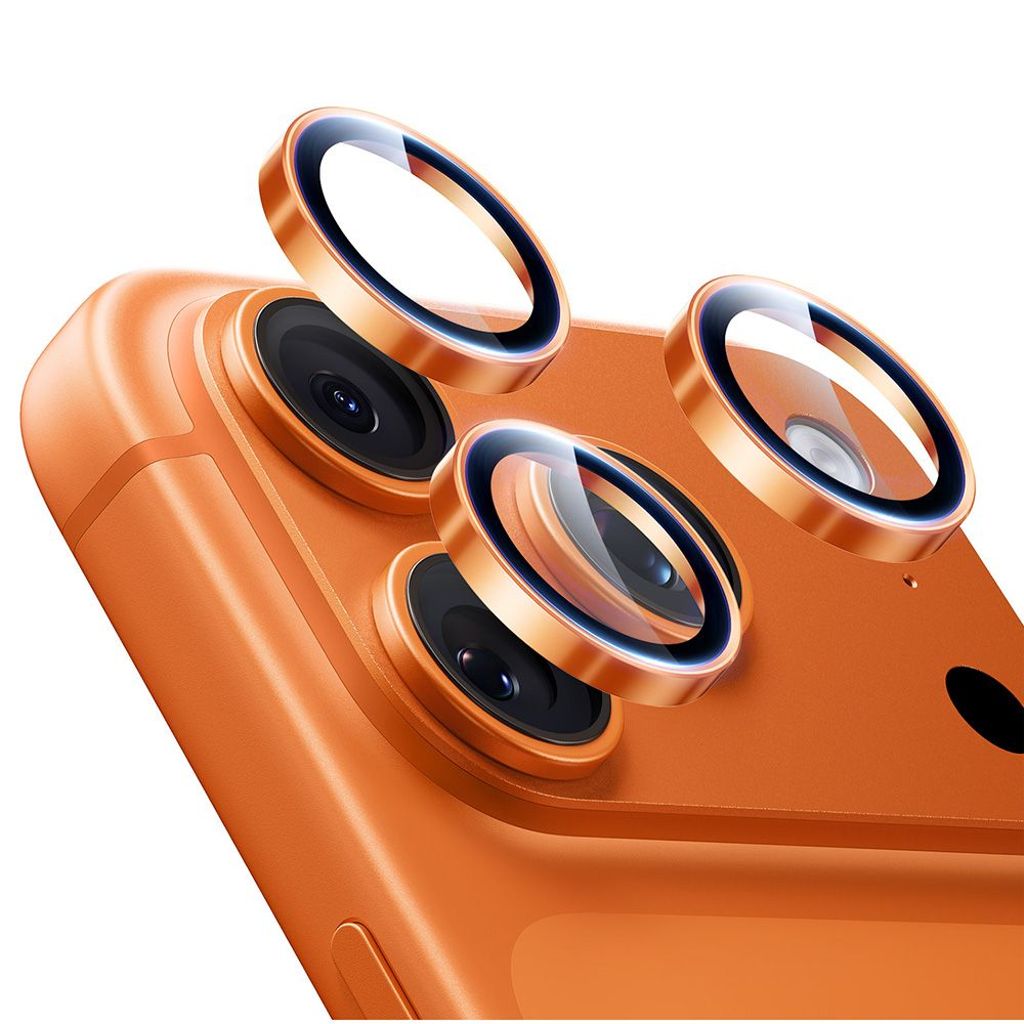 ESR Armorite iPhone 17/16/15/14 Pro / Pro Max Linsskydd - Orange