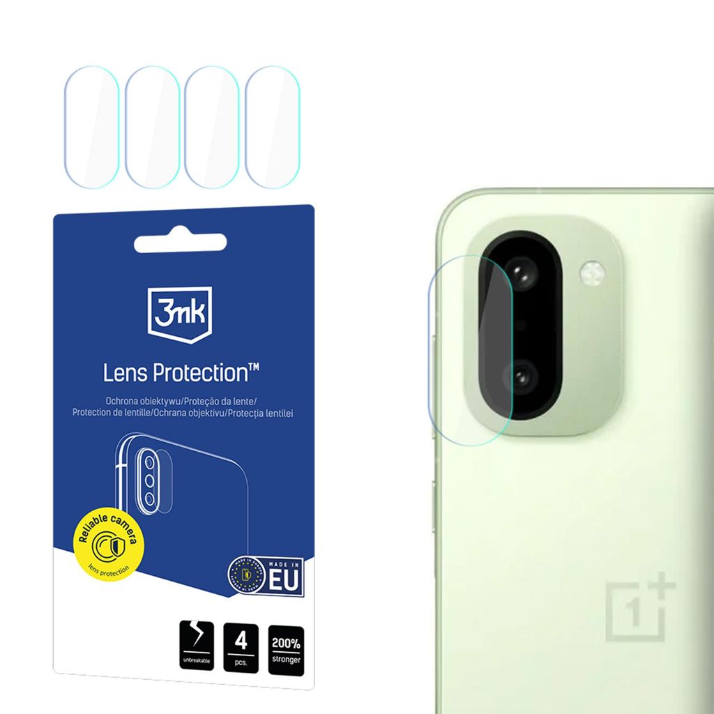 3mk Lens Protection Camera Glass Linsebeskytter till OnePlus 15R - Gjennomsiktig