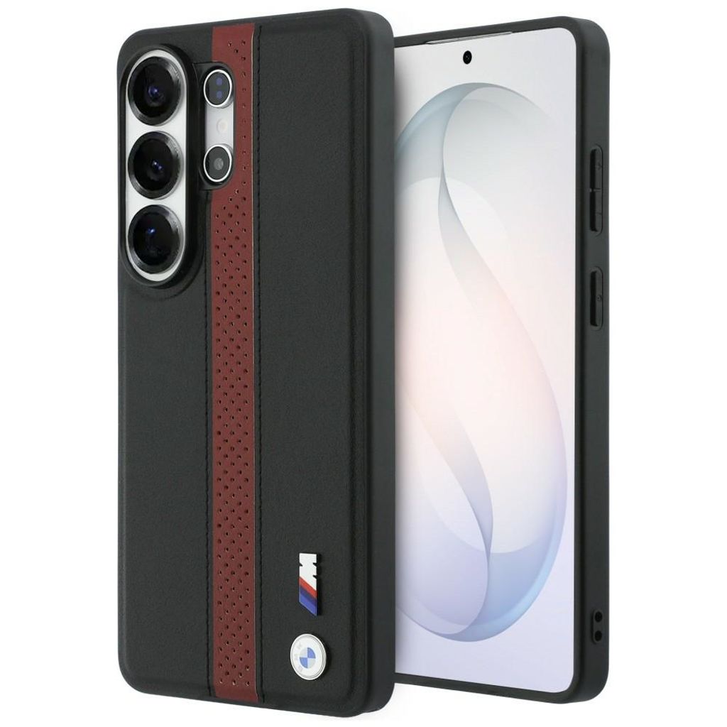 BMW Perforated Stripe Logo MagSafe Skal till Samsung Galaxy S26 Ultra - Röd