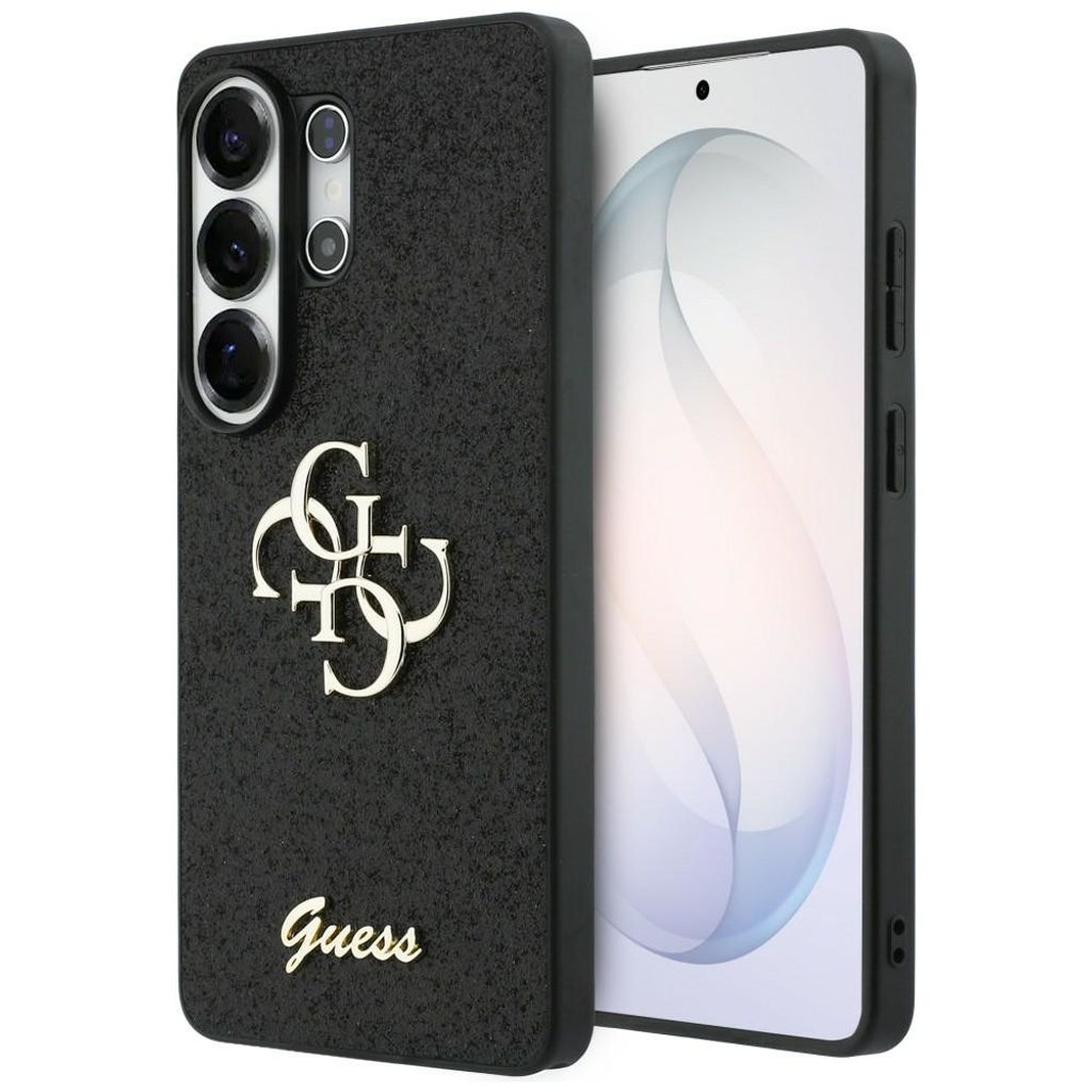 Guess Big 4G Logo Glitter Skal till Samsung Galaxy S26 Ultra - Svart