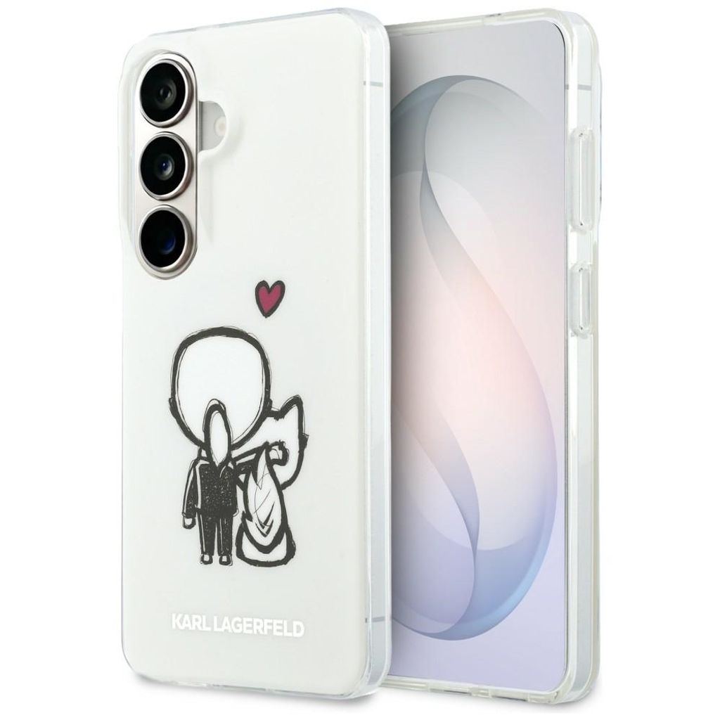 Karl Lagerfeld Karl & Choupette MagSafe Skal Samsung Galaxy S26 - Transparent
