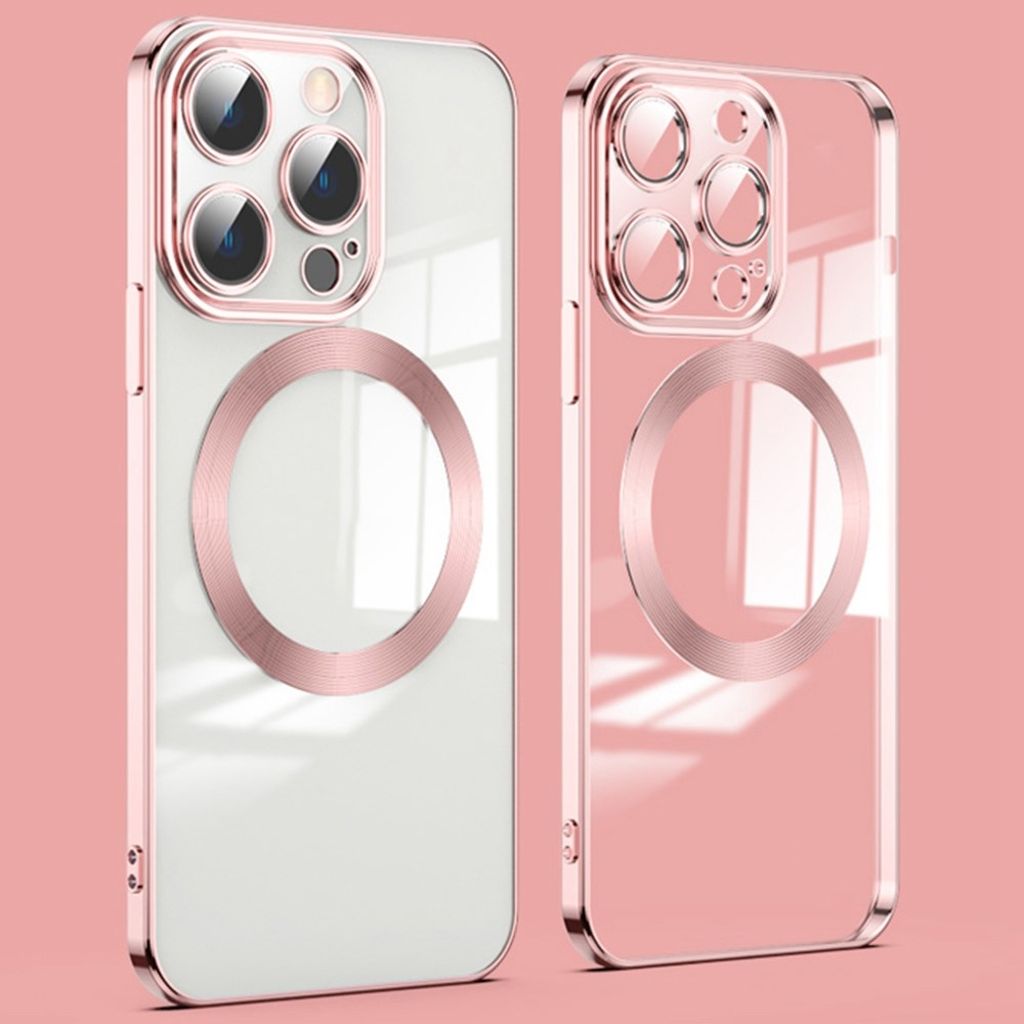 iPhone 14 Pro MagSafe Case with Lens Protector - Rose Gold