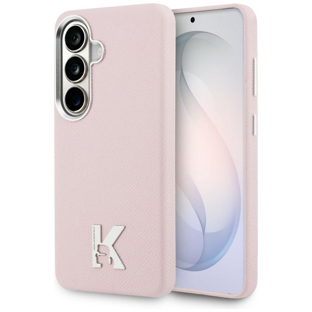 Karl Lagerfeld K Metal Logo MagSafe Skal till Samsung Galaxy S26 - Rosa