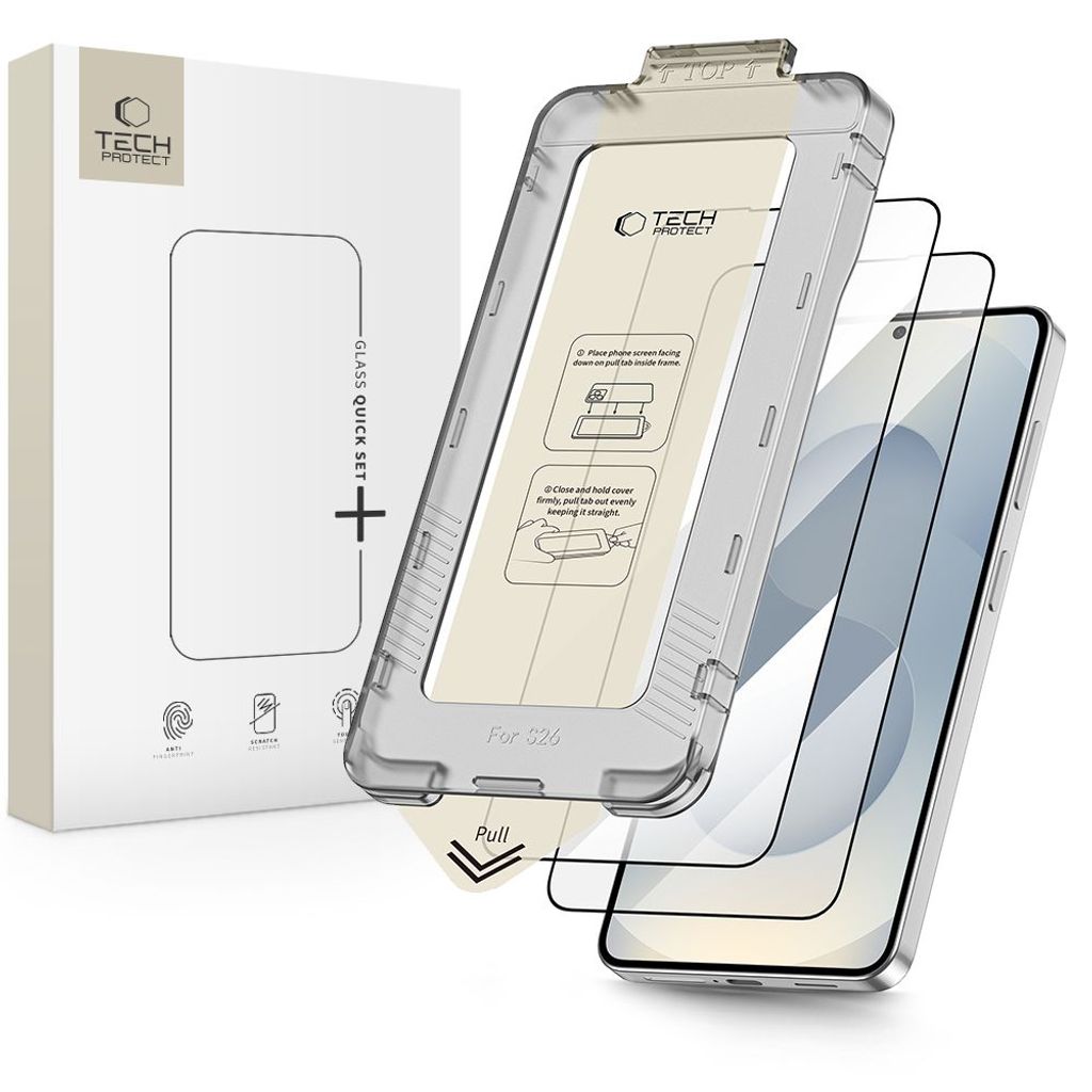 Tech-Protect Quick Set+ Linsskydd 2-pack till Samsung Galaxy S26