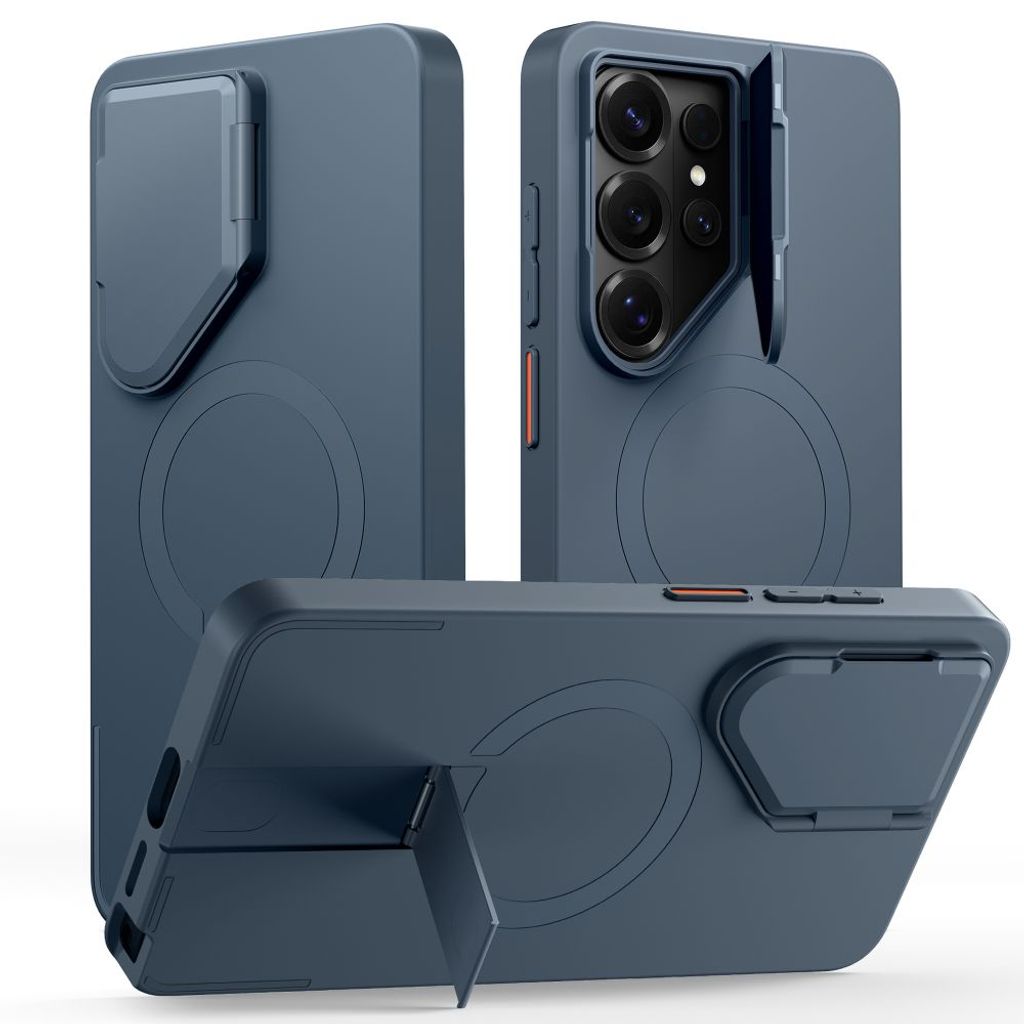Tech-Protect Kevlar Aura MagSafe Skal till Samsung Galaxy S26 Ultra - Marinblå