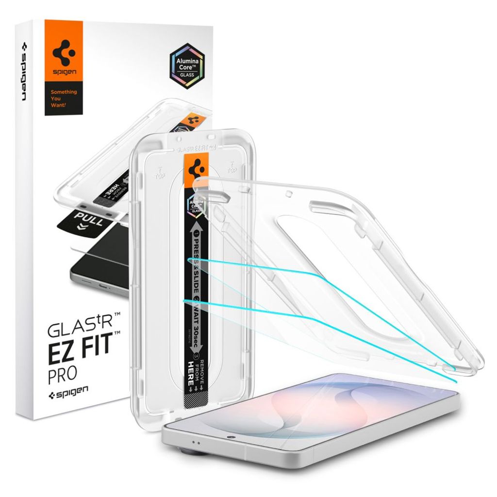 Spigen Glas.tR EZ Fit Pro Anti-reflection Skärmskydd 2-pack Samsung Galaxy S26