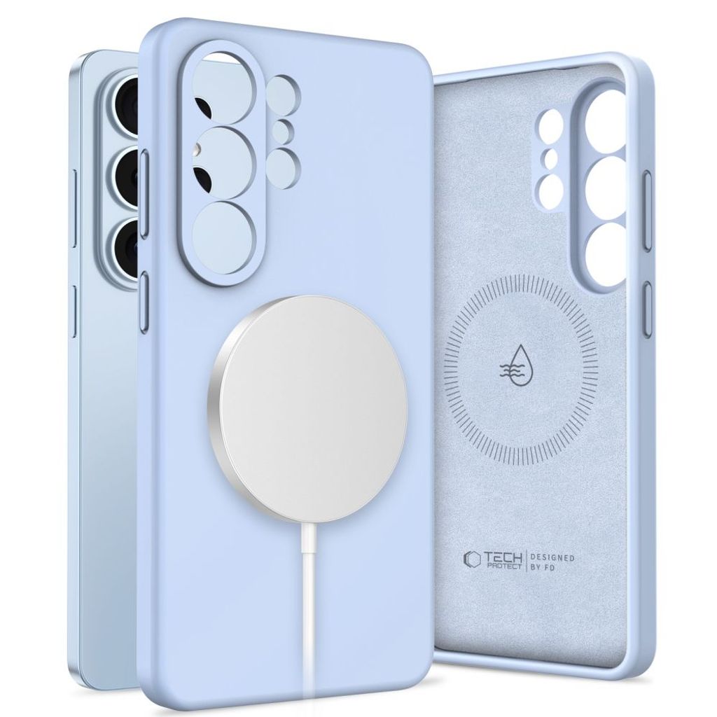Tech-Protect Silicone MagSafe Skal till Samsung Galaxy S26 Ultra - Blå