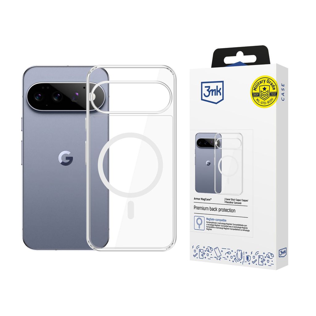 3mk Google Pixel 11 Pro Cover MagSafe - Gennemsigtig