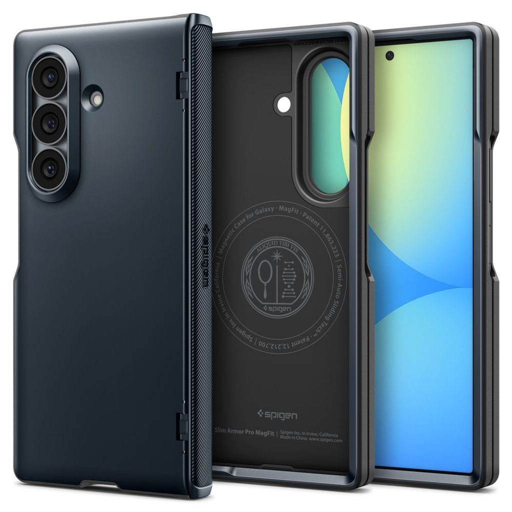 Spigen Samsung Galaxy Z Fold 8 Ultra MagSafe Deksel – Mørkblå