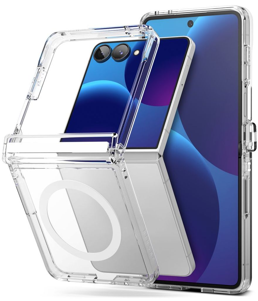 Ringke Fusion Flap MagSafe Skal till Samsung Galaxy Z Flip 8 - Transparent