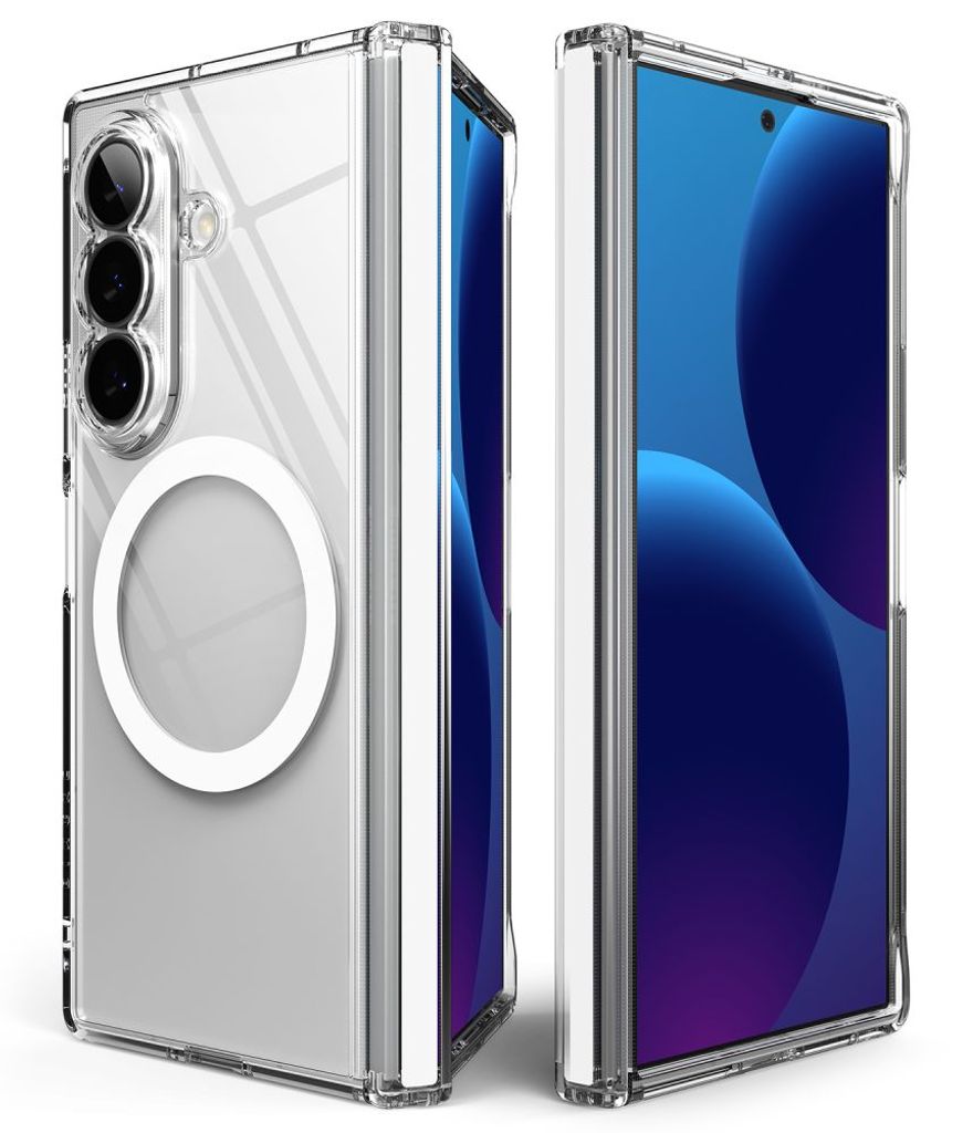 Ringke Fusion Flap MagSafe Skal till Samsung Galaxy Z Fold 8 Ultra - Transparent