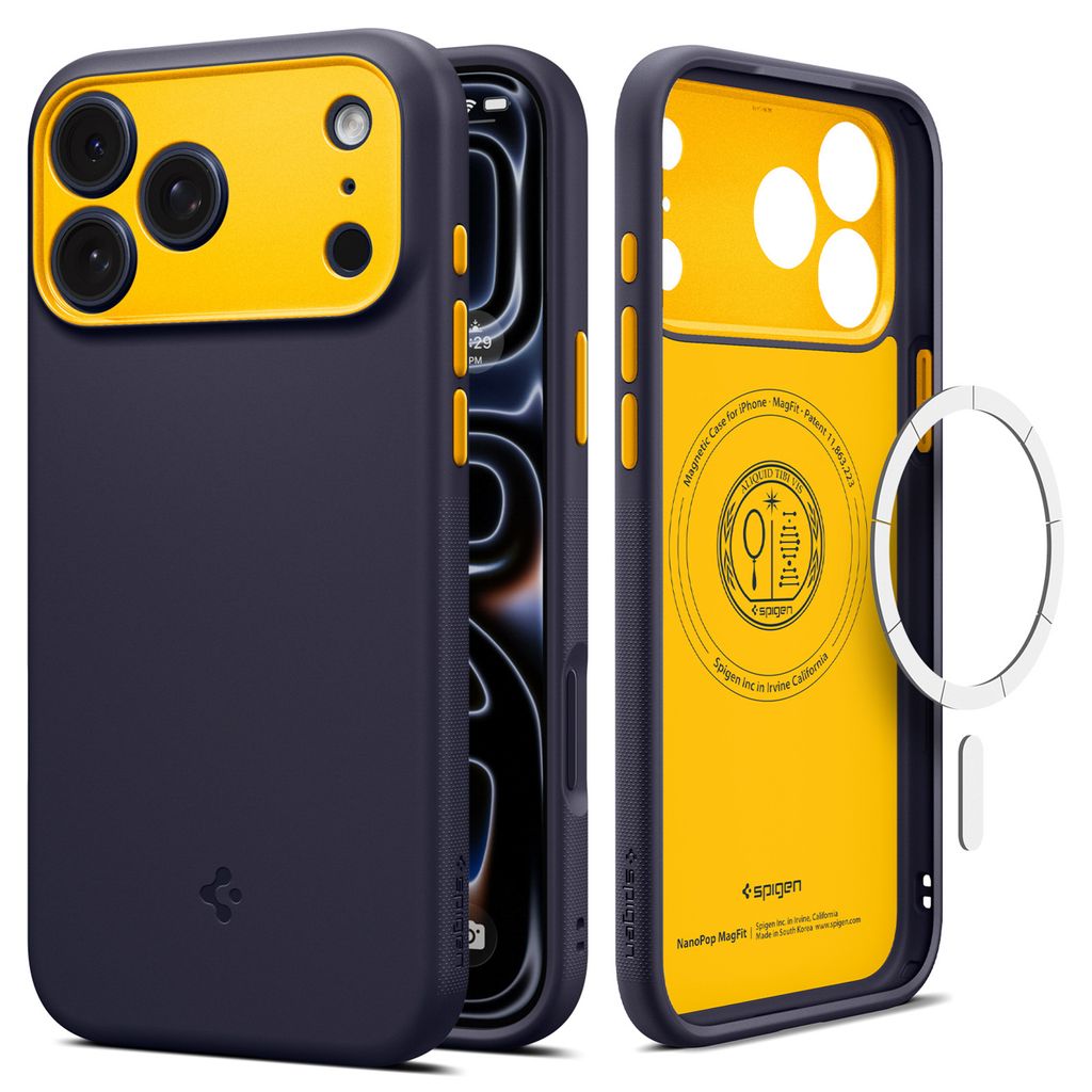 Spigen Nano Pop MagSafe -kuori till iPhone 18 Pro/17 Pro - Sininen