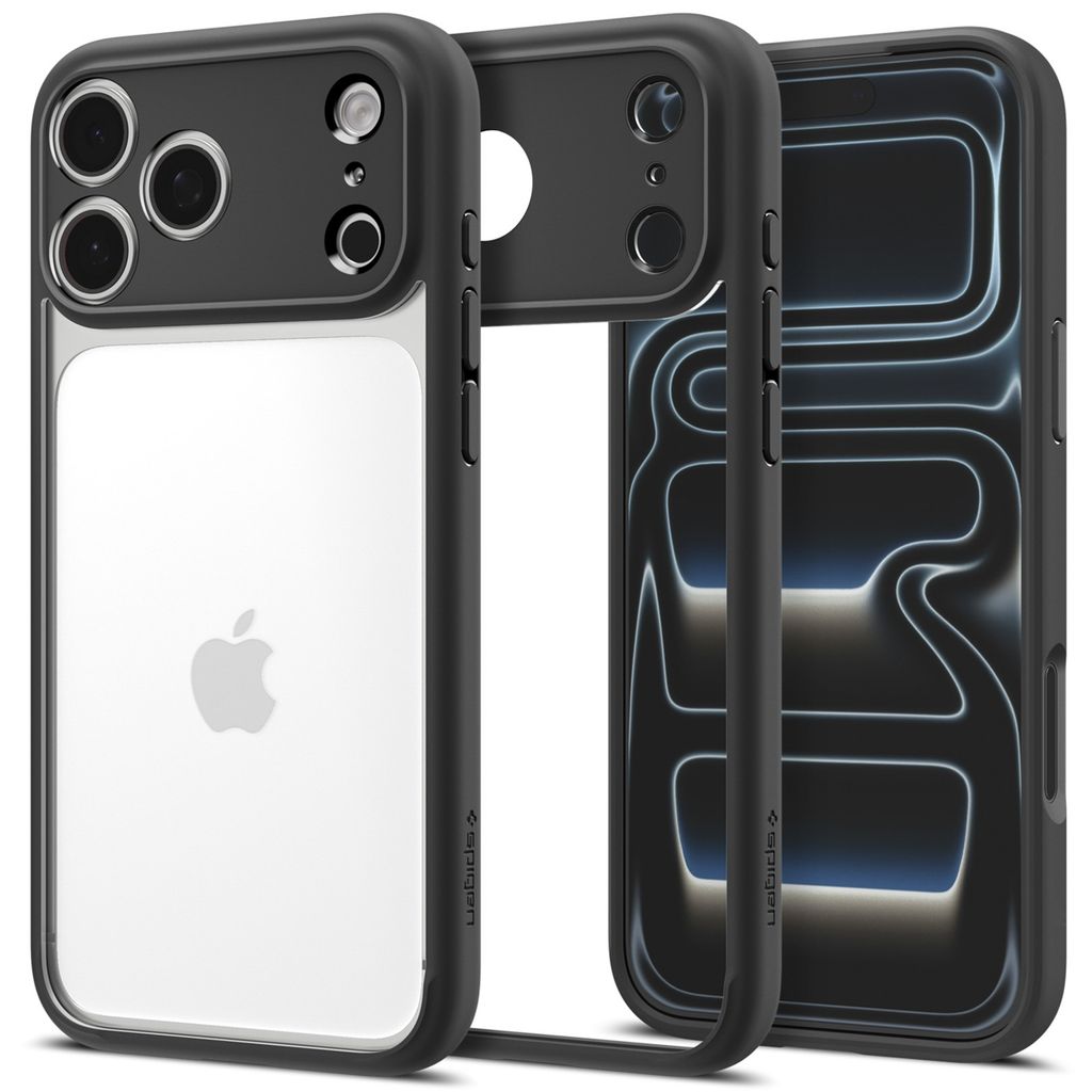 Spigen Ultra Hybrid -kuori till iPhone 18 Pro Max/17 Pro Max - Musta