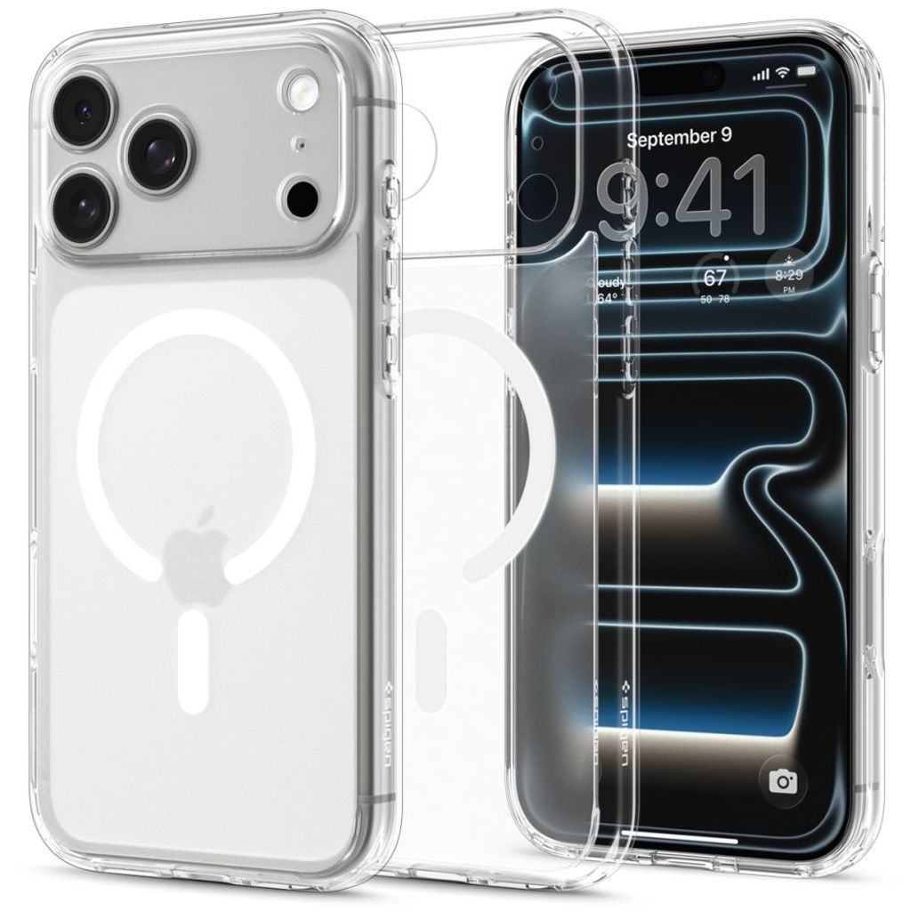 Spigen Ultra Hybrid MagSafe -kuori till iPhone 18 Pro Max/17 Pro Max - Valkoinen
