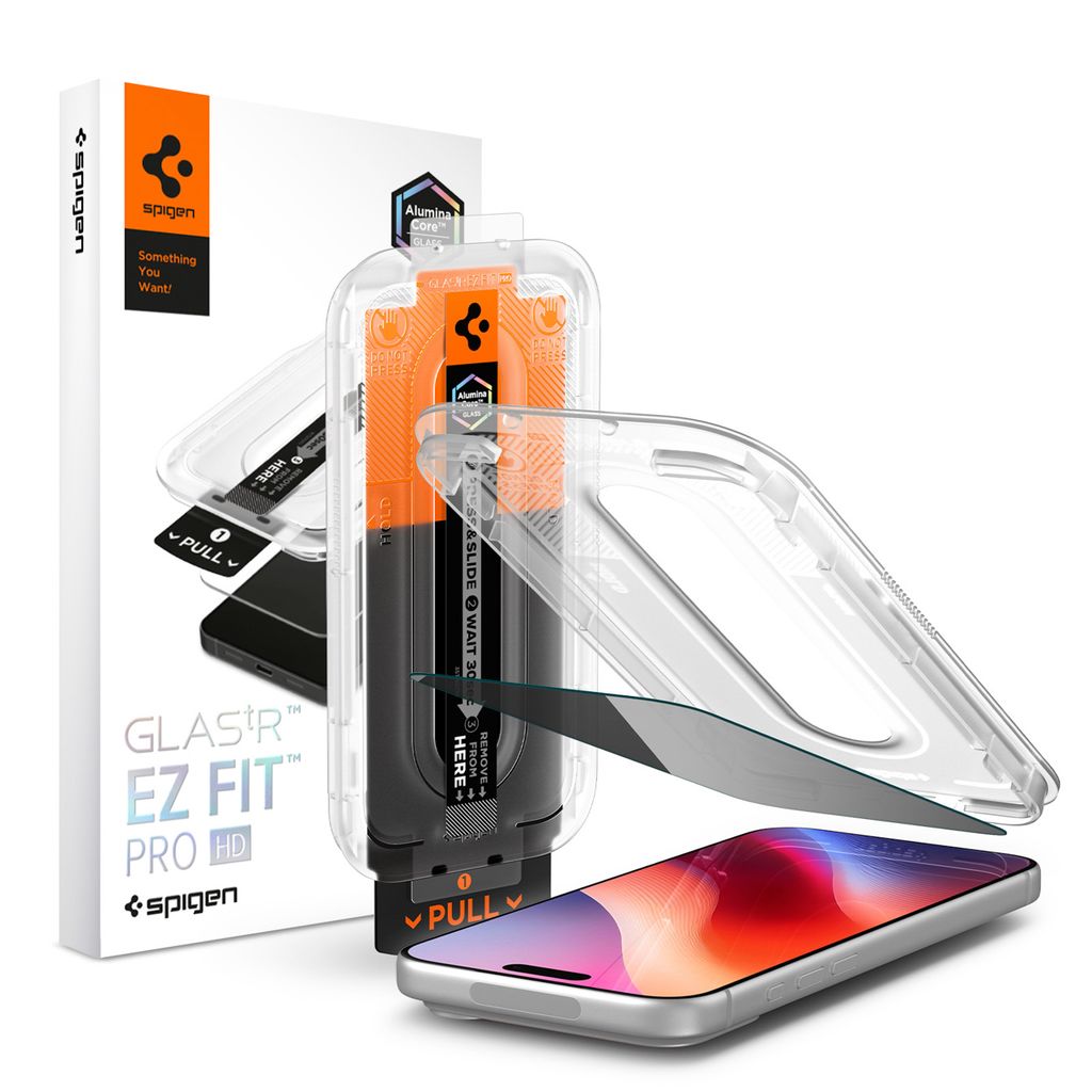 Spigen Glas.tR EZ Fit Pro HD AC Privacy Skærmbeskyttelse till iPhone 18 Pro Max