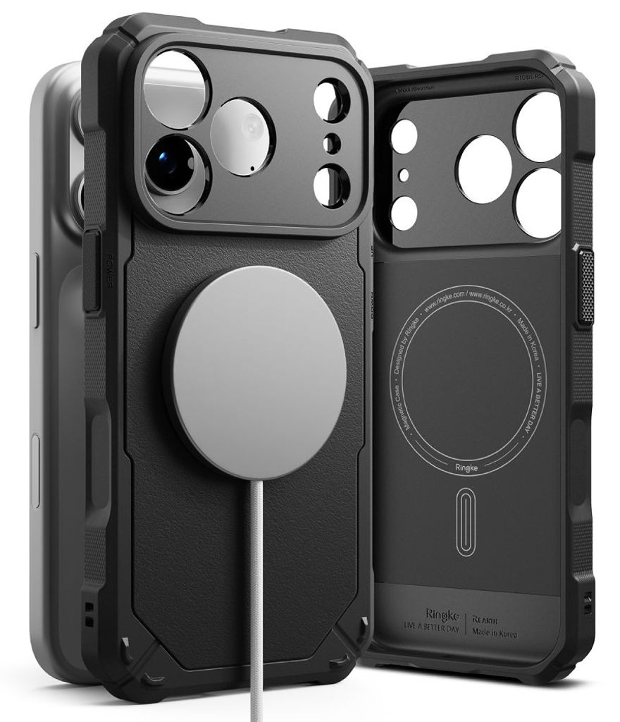 Ringke Rugged Gear MagSafe Skal till iPhone 18 Pro Max / 17 Pro Max - Svart